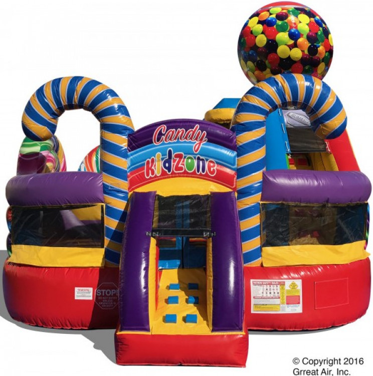 Candy KidZone 4in1 Combo w/ Wet Slide