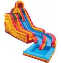 Fire 'N Ice 20 Ft. Water Slide with Pool