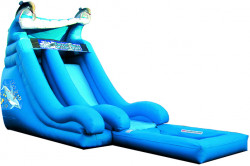 Super Splashdown 18 Ft Water Slide w/ pool